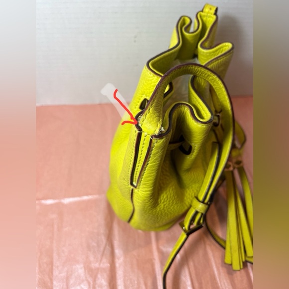 Kate Spade Lime Leather Shoulder Bag - Picture 15 of 15